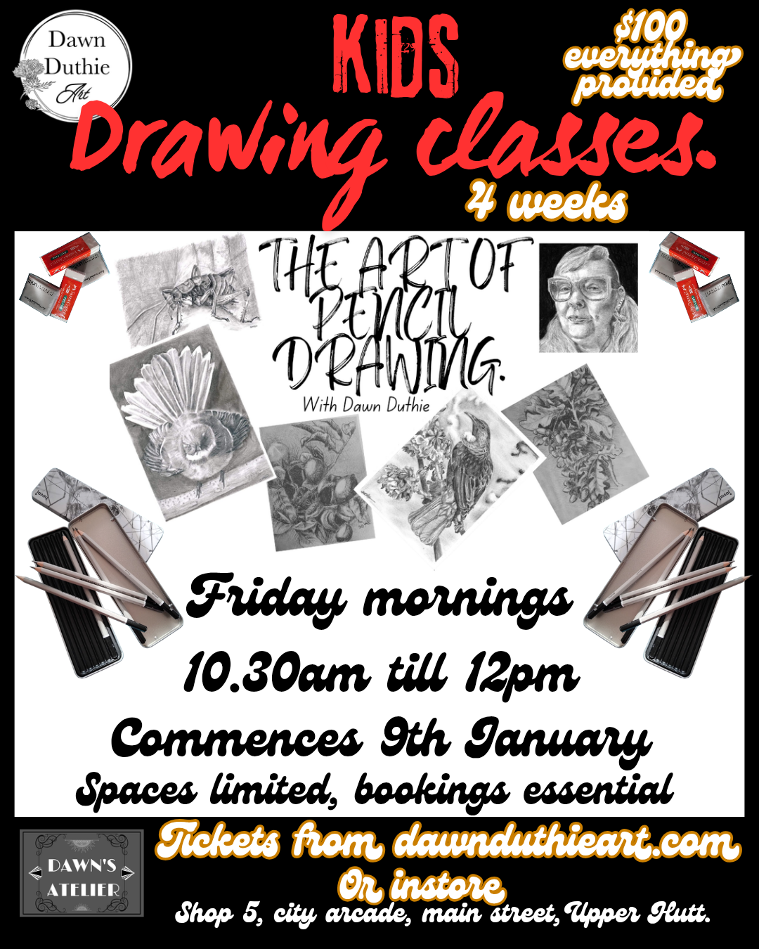 Kids learn to draw classes