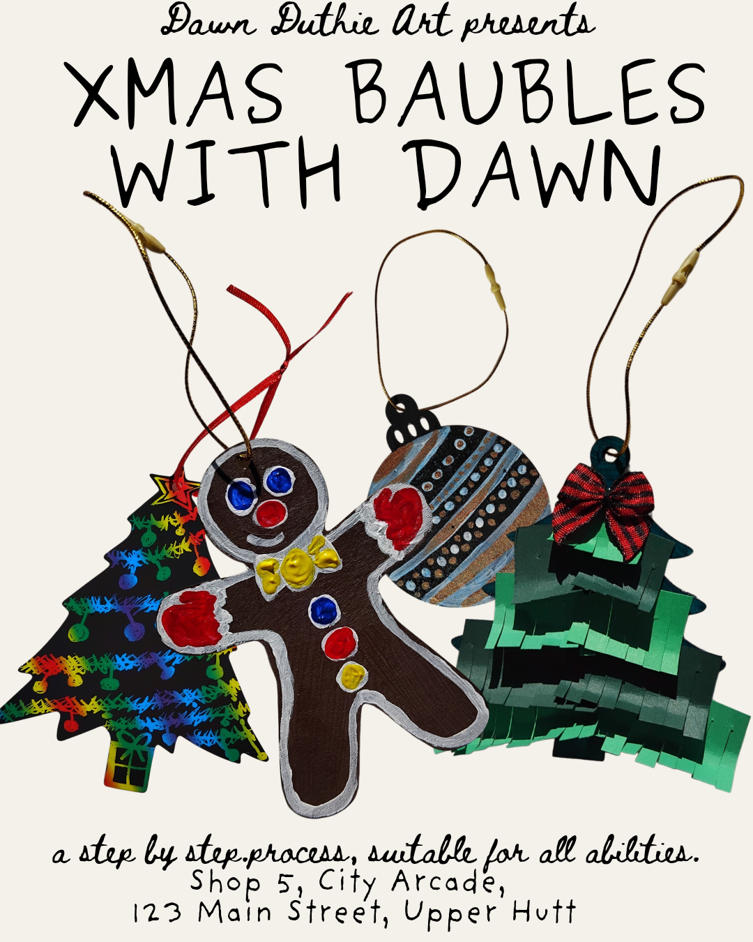 Christmas Bauble Making Workshop | Kids Holiday Art & Craft | $10