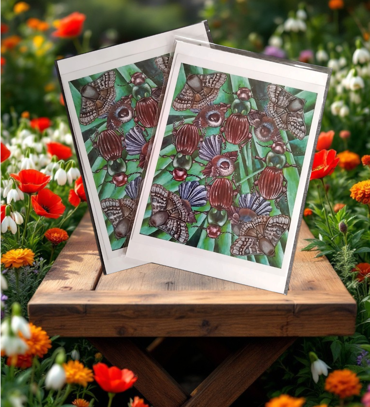 Feast of the piwakawaka photo print