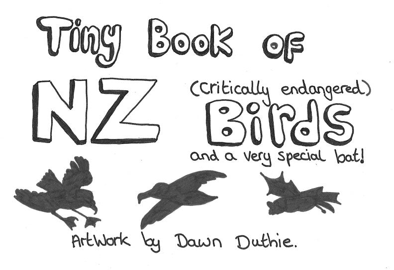 A Tiny book of nz birds.