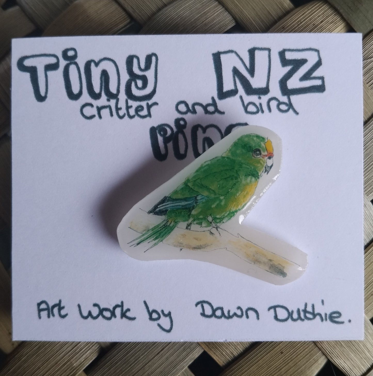 All the Tiny NZ critter and bird pins.