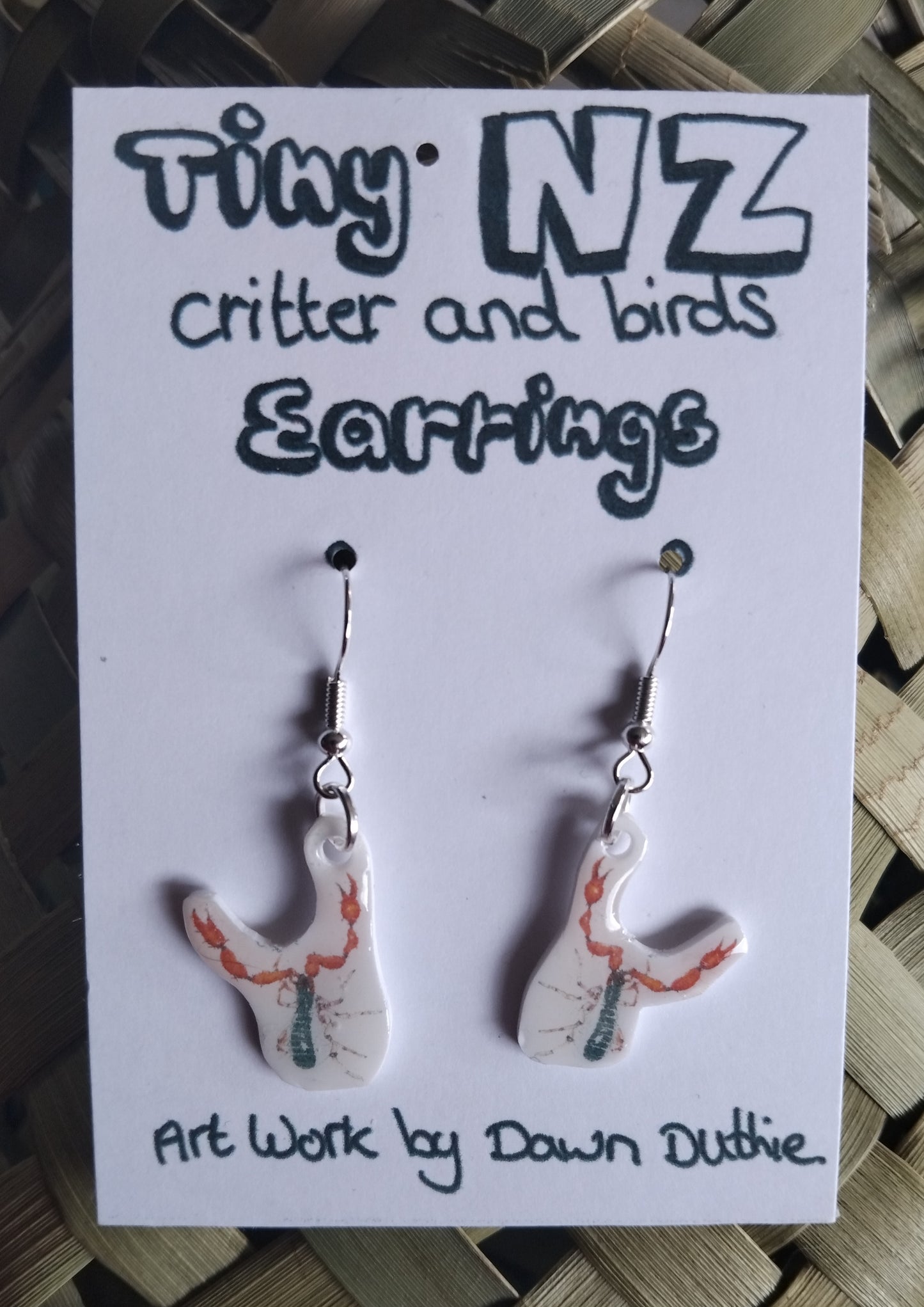 All the Tiny NZ critter and birds earrings.