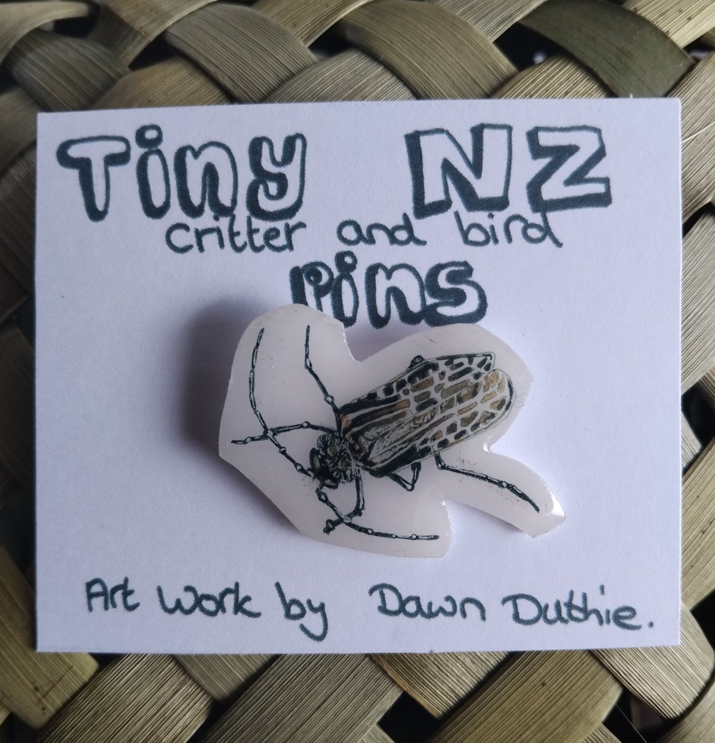 All the Tiny NZ critter and bird pins.