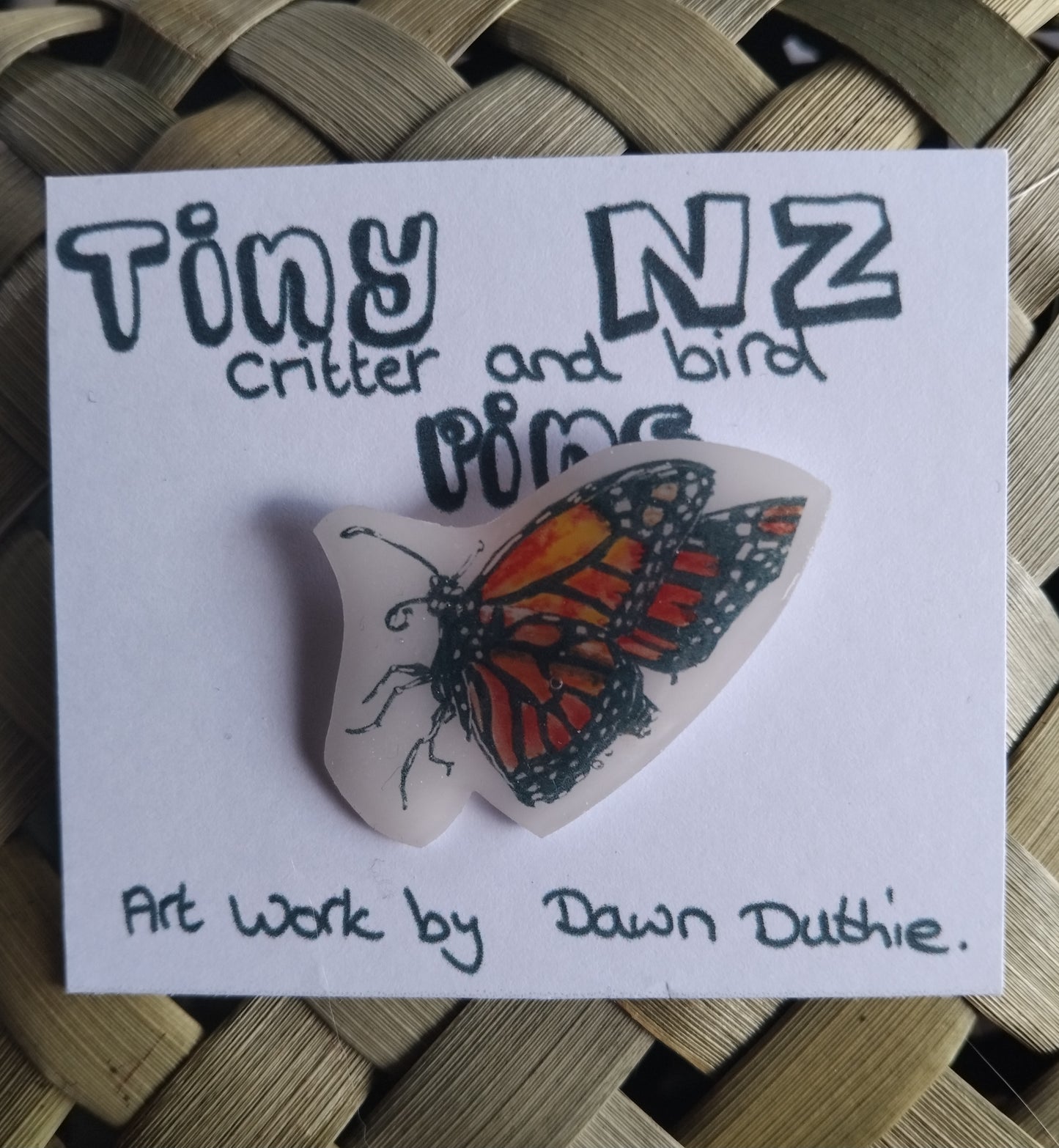 All the Tiny NZ critter and bird pins.