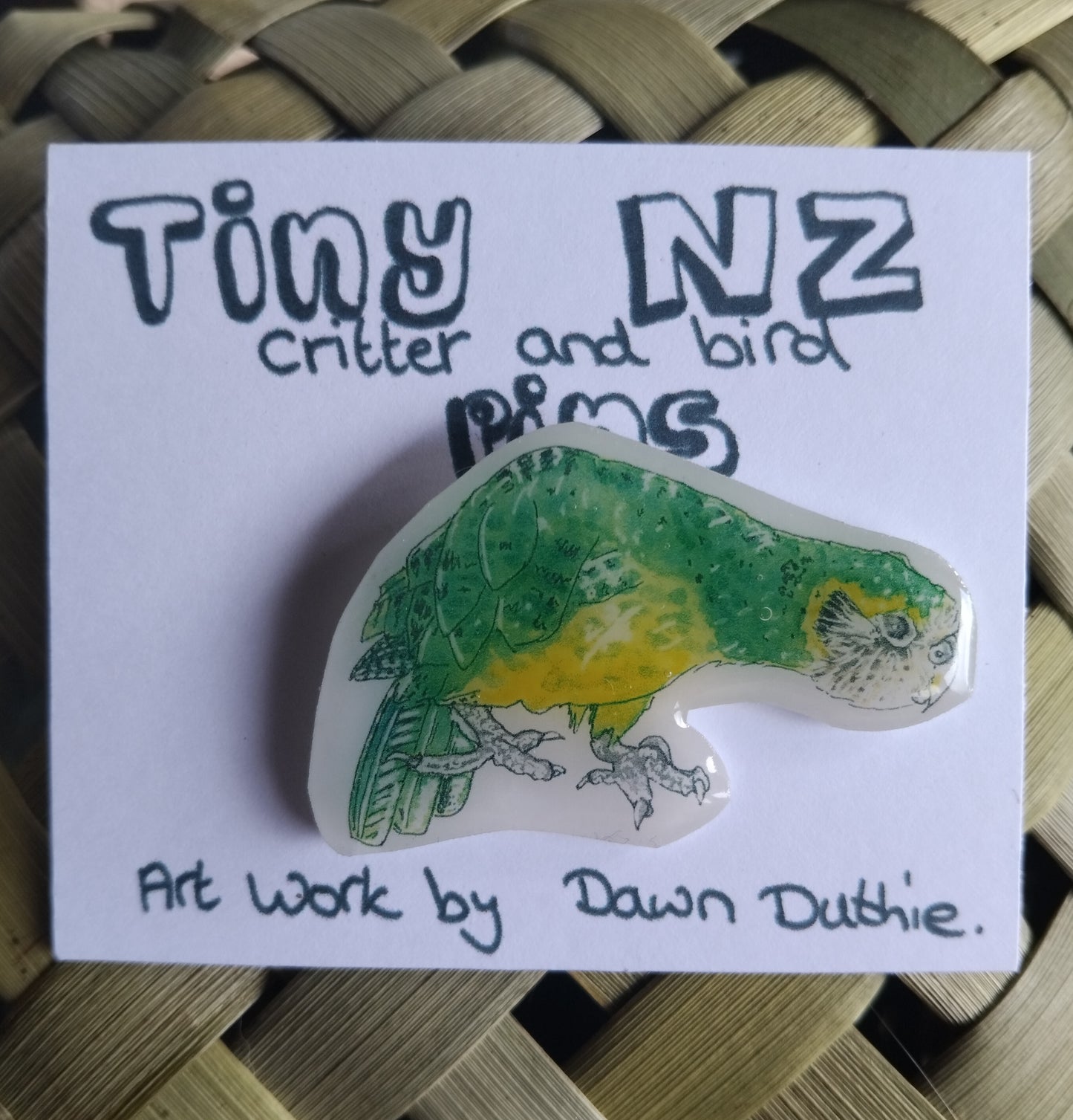 All the Tiny NZ critter and bird pins.