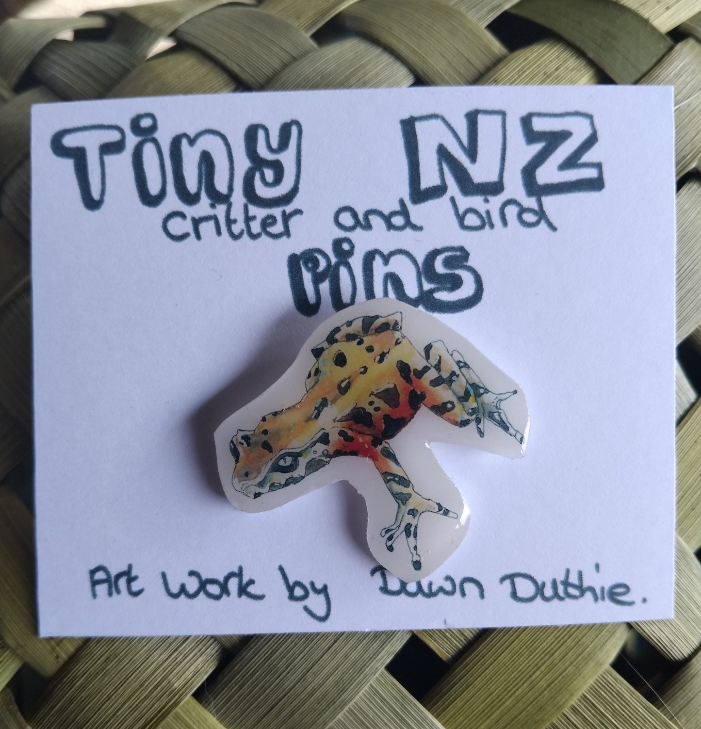 All the Tiny NZ critter and bird pins.