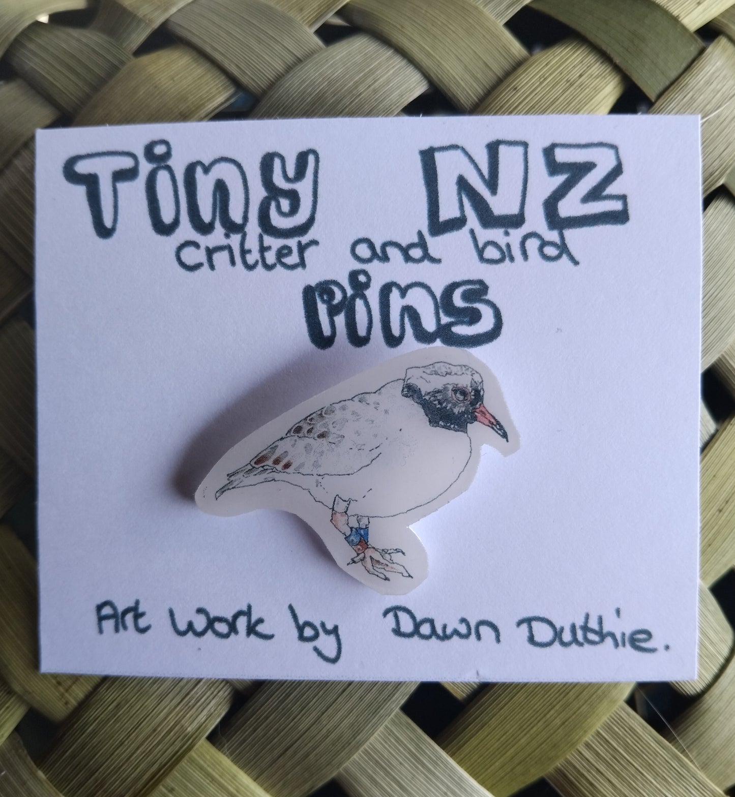 All the Tiny NZ critter and bird pins.