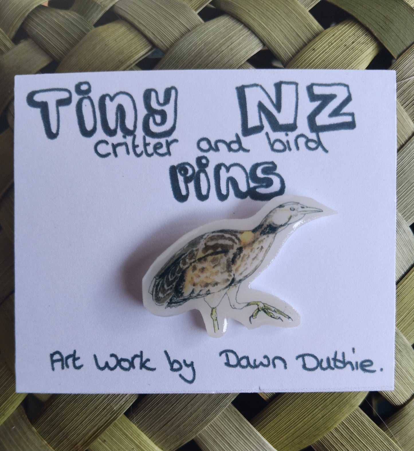 All the Tiny NZ critter and bird pins.