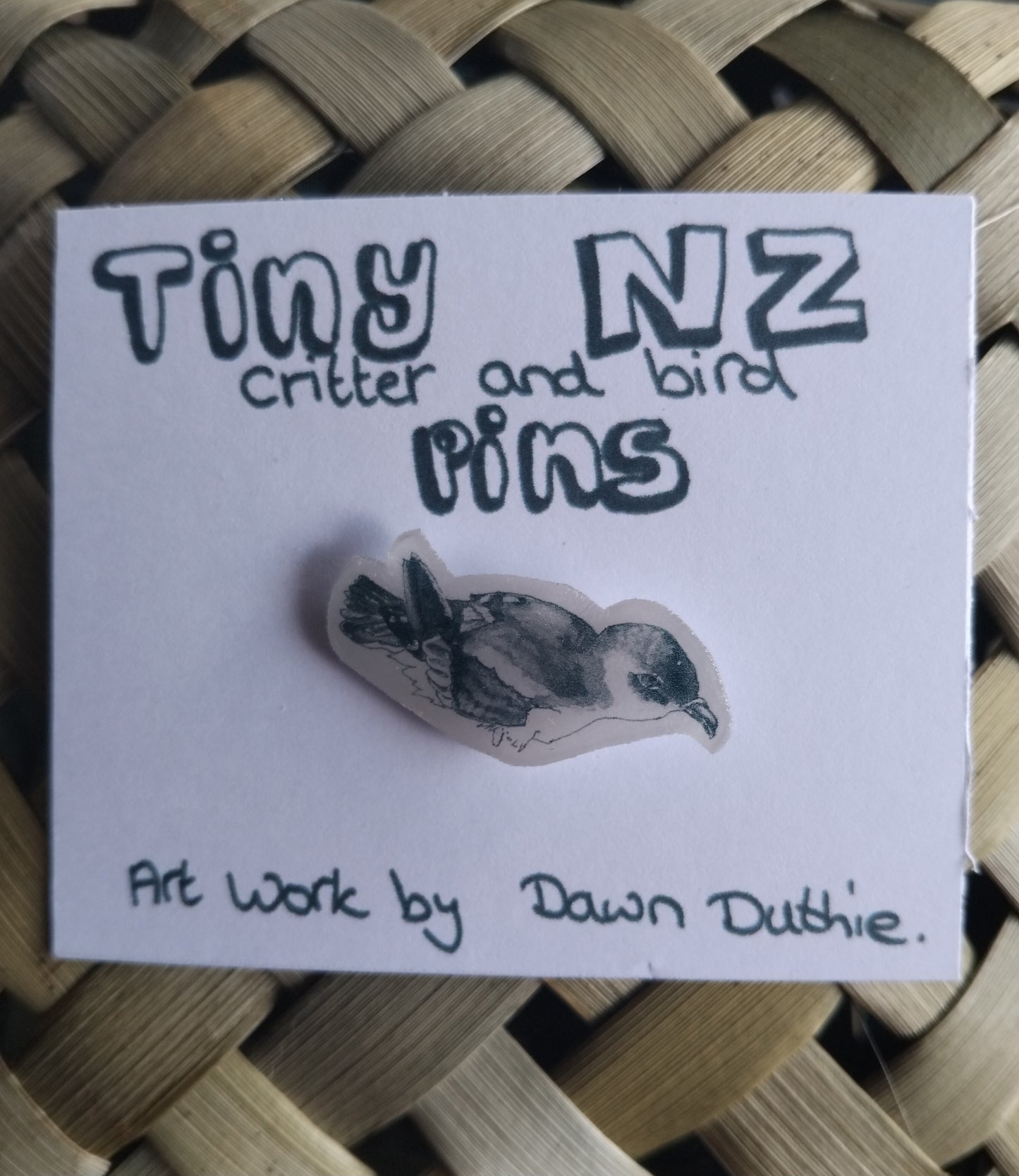 All the Tiny NZ critter and bird pins.