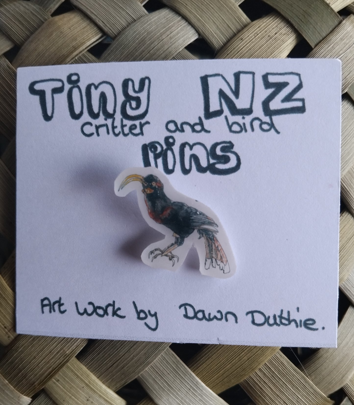 All the Tiny NZ critter and bird pins.