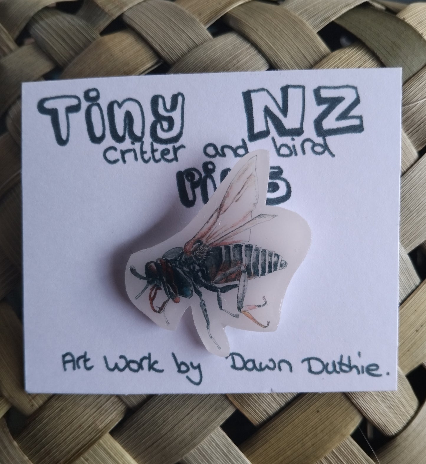 All the Tiny NZ critter and bird pins.