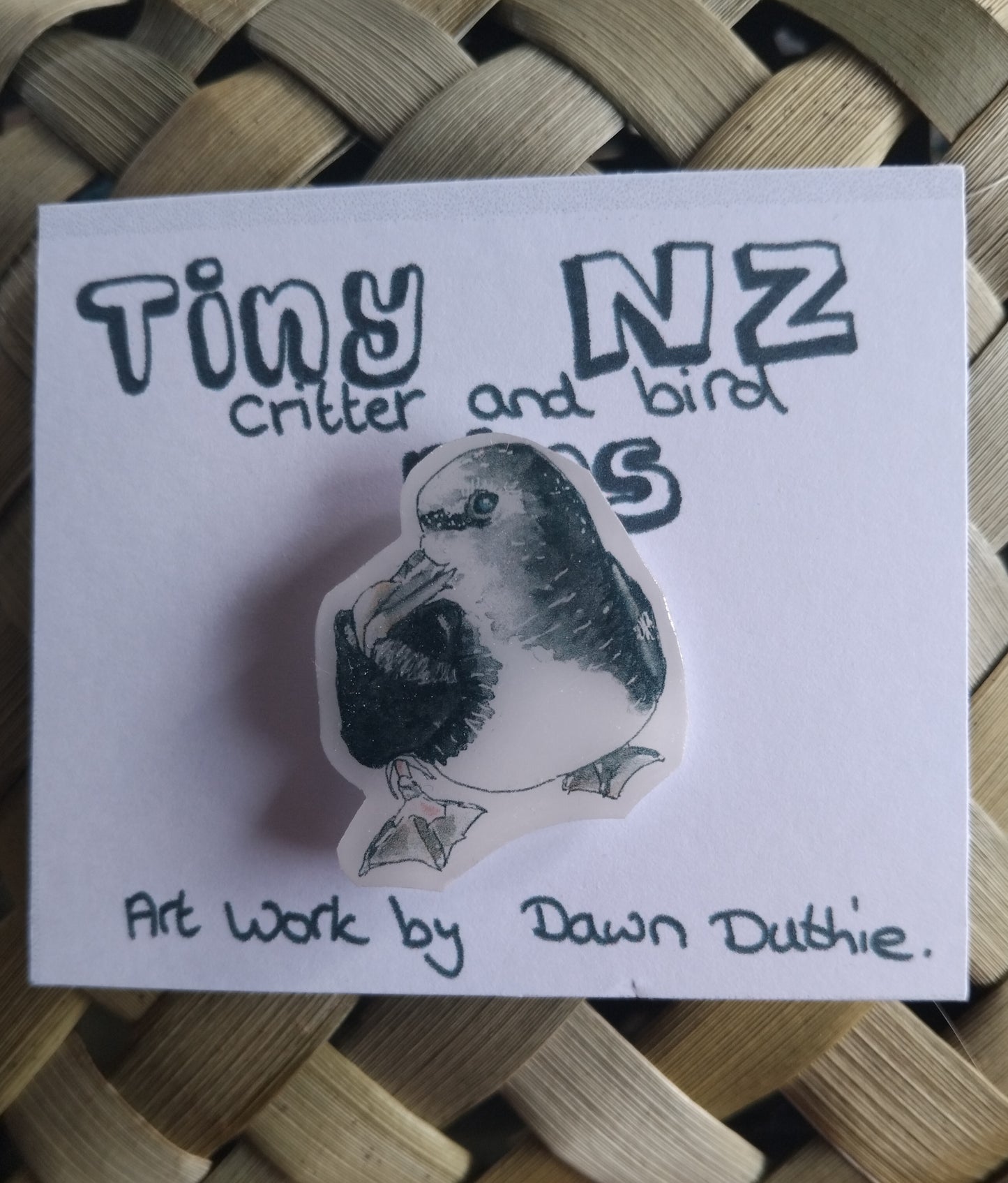 All the Tiny NZ critter and bird pins.