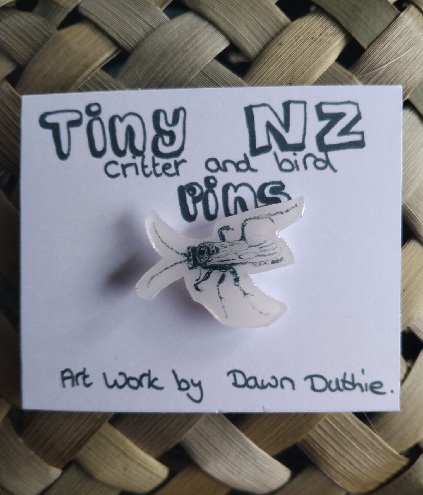 All the Tiny NZ critter and bird pins.