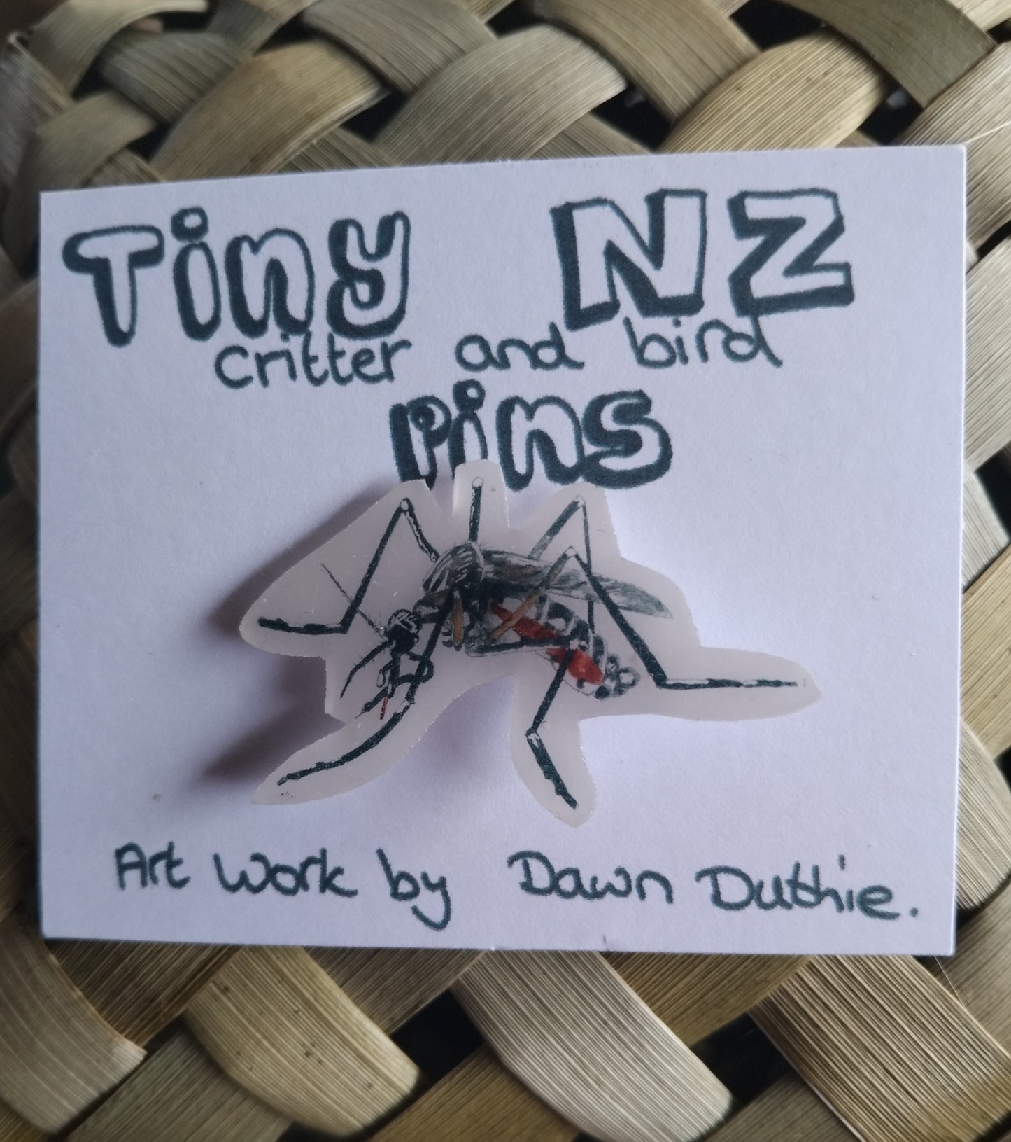 All the Tiny NZ critter and bird pins.