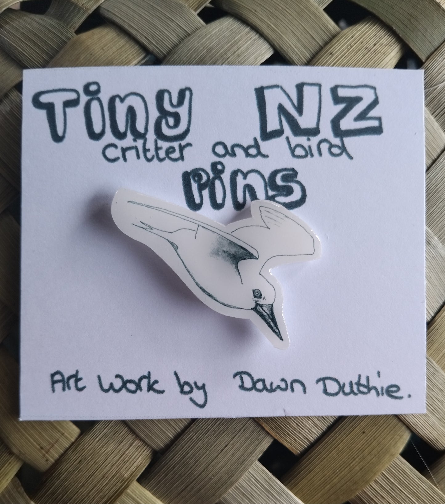 All the Tiny NZ critter and bird pins.