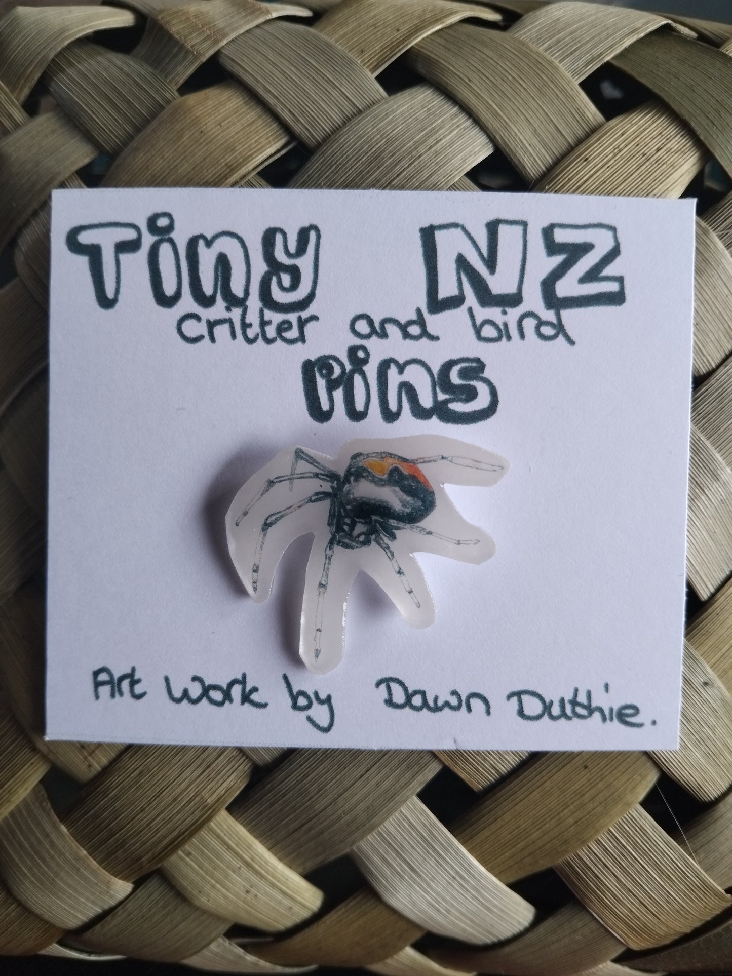 All the Tiny NZ critter and bird pins.