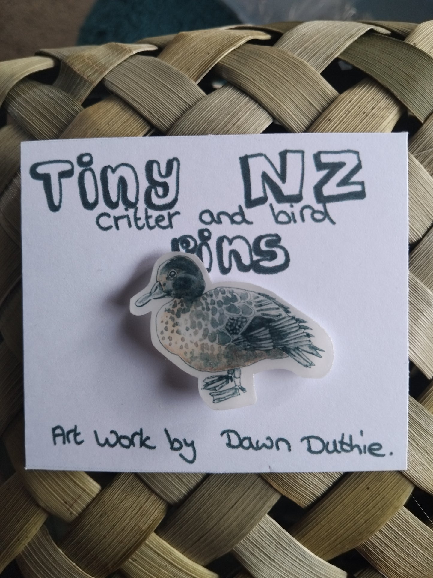 All the Tiny NZ critter and bird pins.