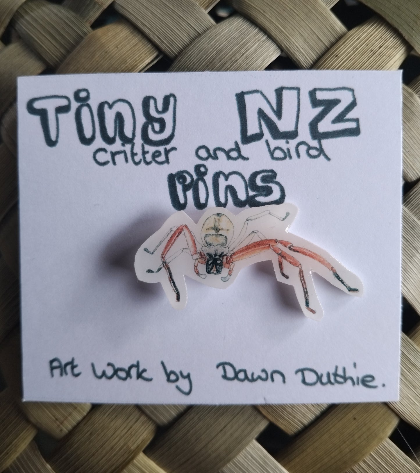 All the Tiny NZ critter and bird pins.