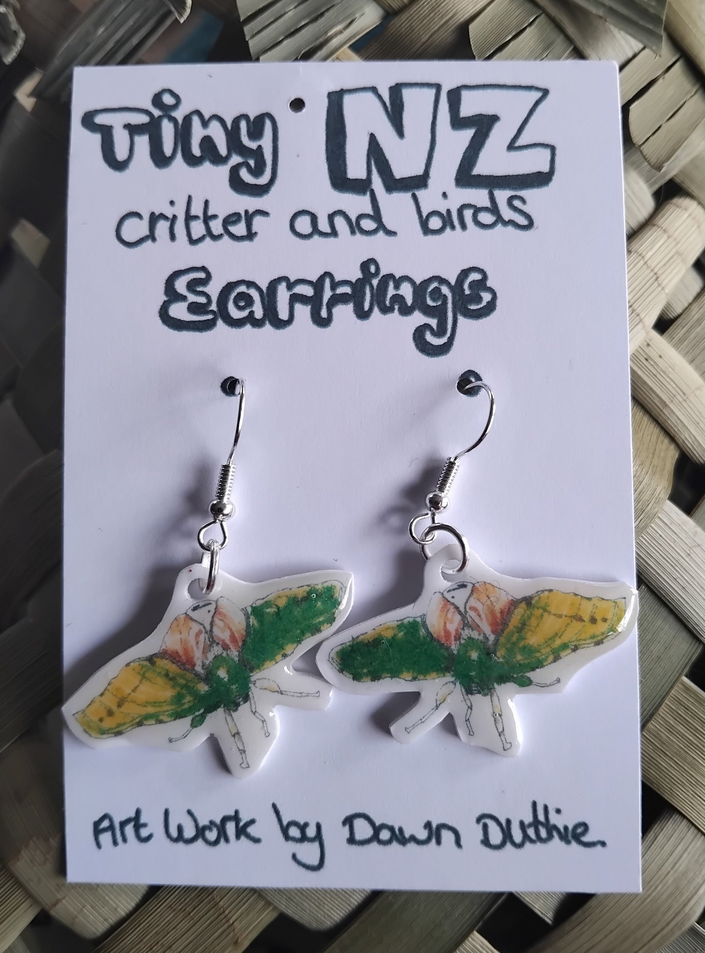 All the Tiny NZ critter and birds earrings.