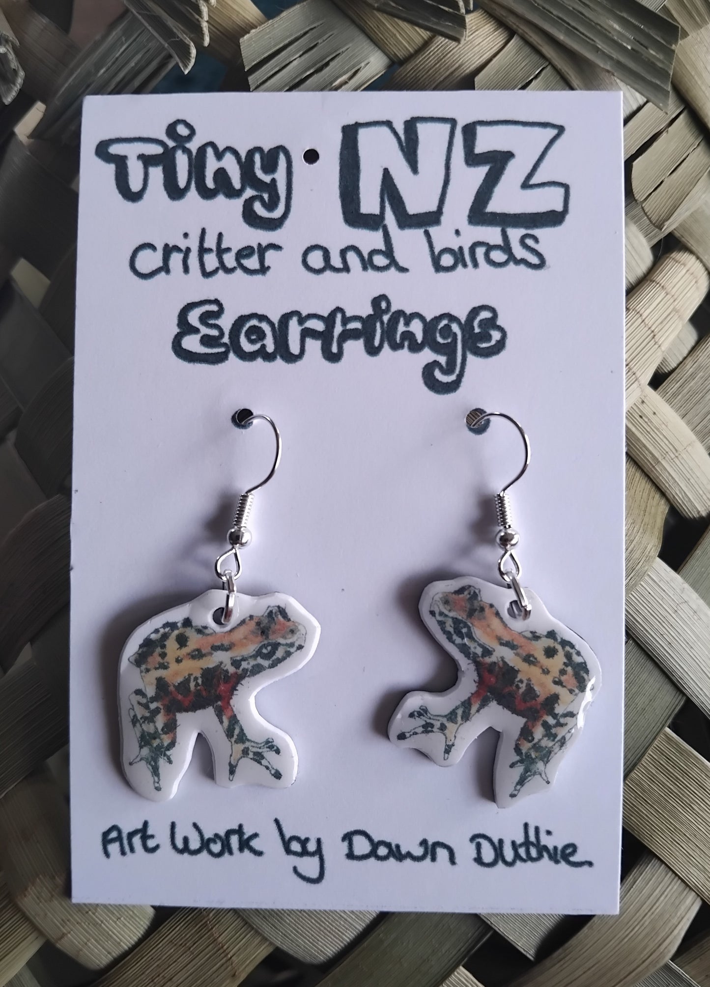 All the Tiny NZ critter and birds earrings.