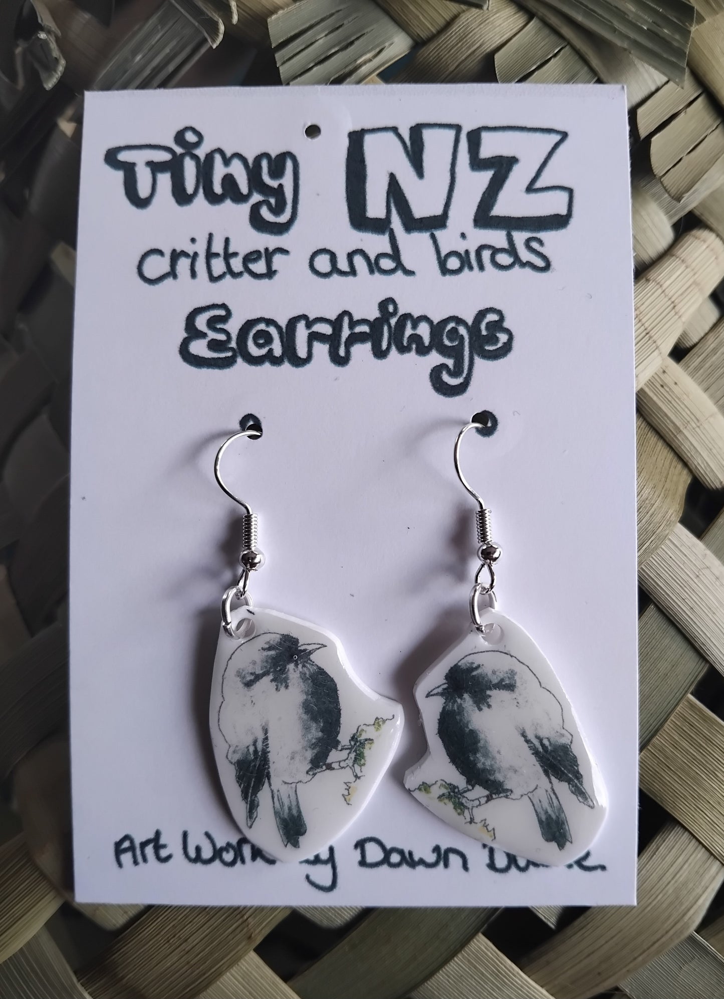 All the Tiny NZ critter and birds earrings.