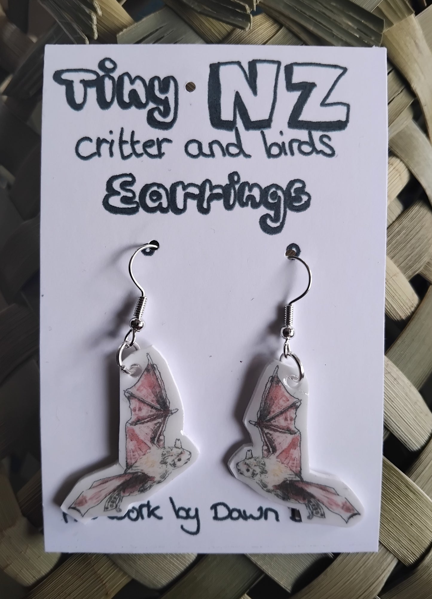 All the Tiny NZ critter and birds earrings.