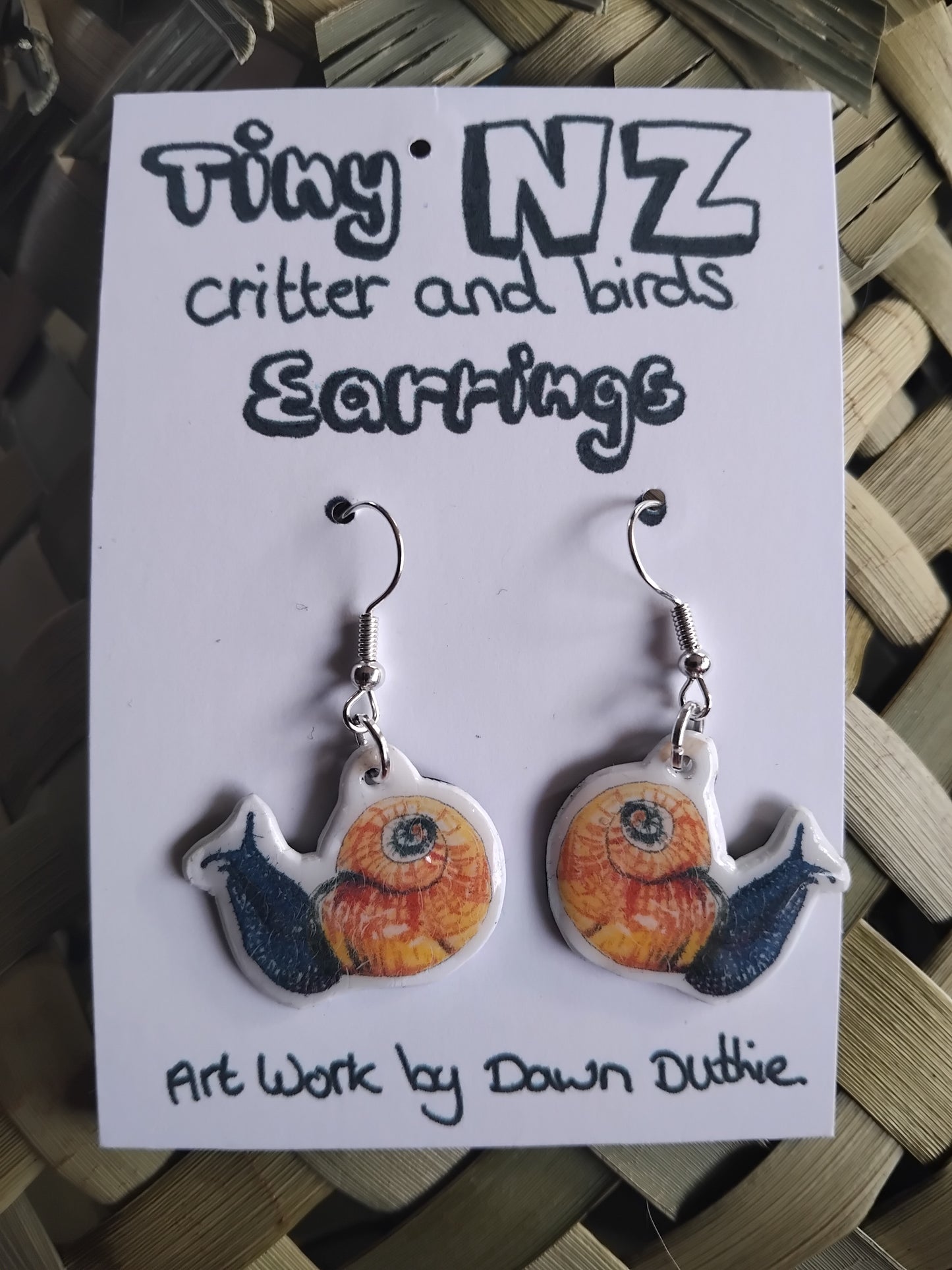 All the Tiny NZ critter and birds earrings.