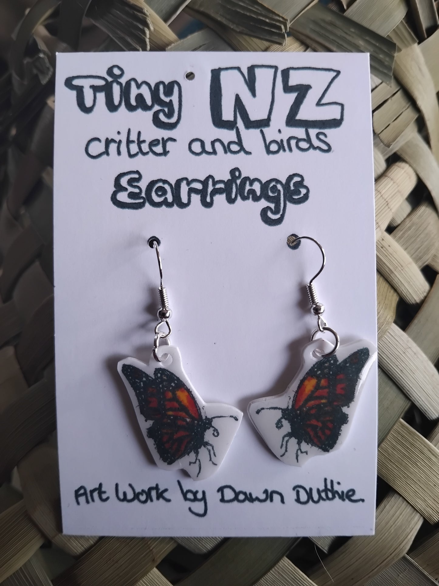 All the Tiny NZ critter and birds earrings.