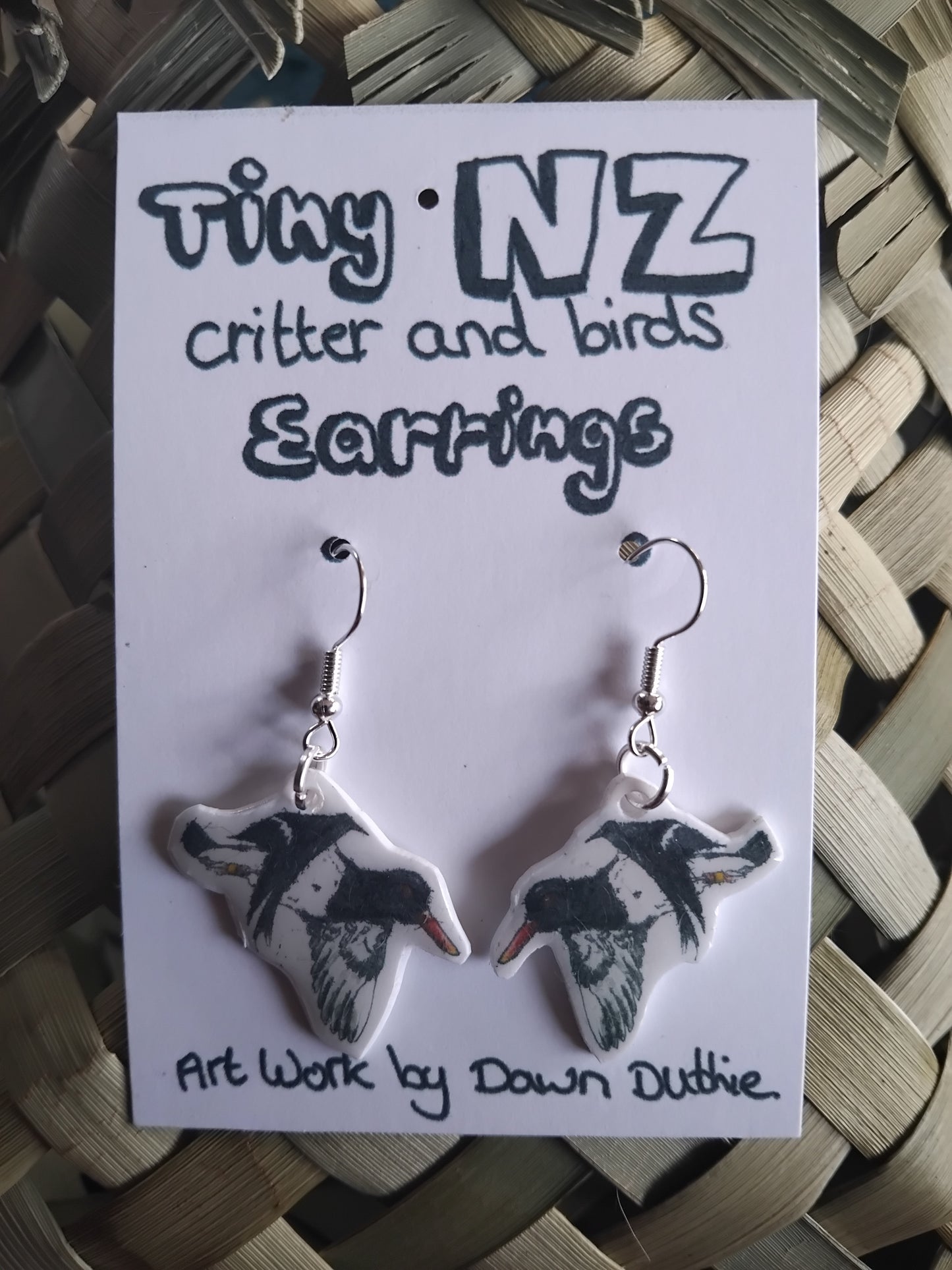 All the Tiny NZ critter and birds earrings.