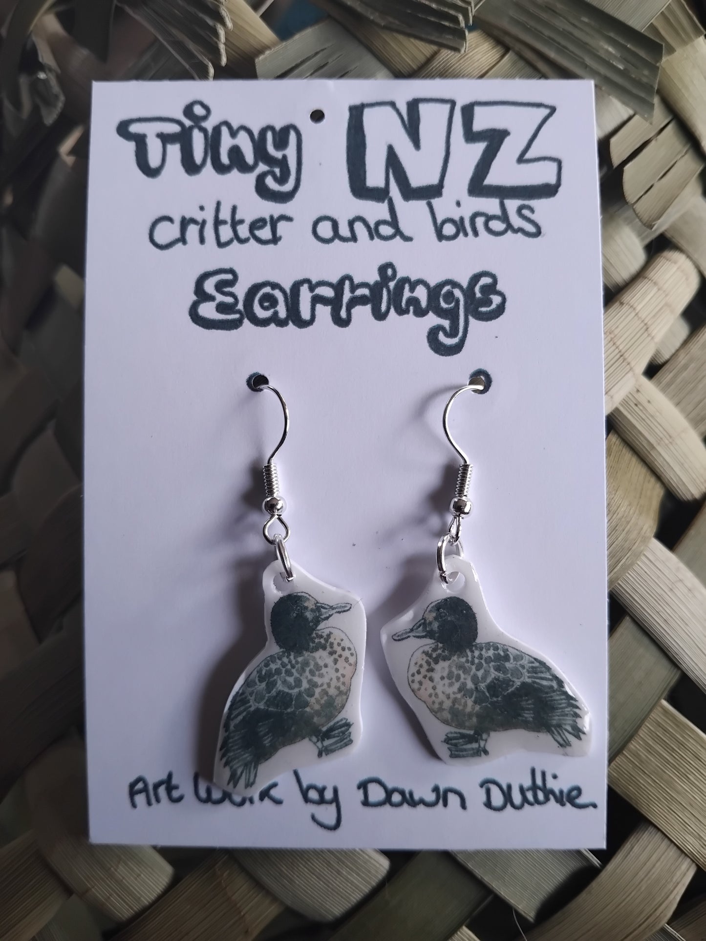 All the Tiny NZ critter and birds earrings.