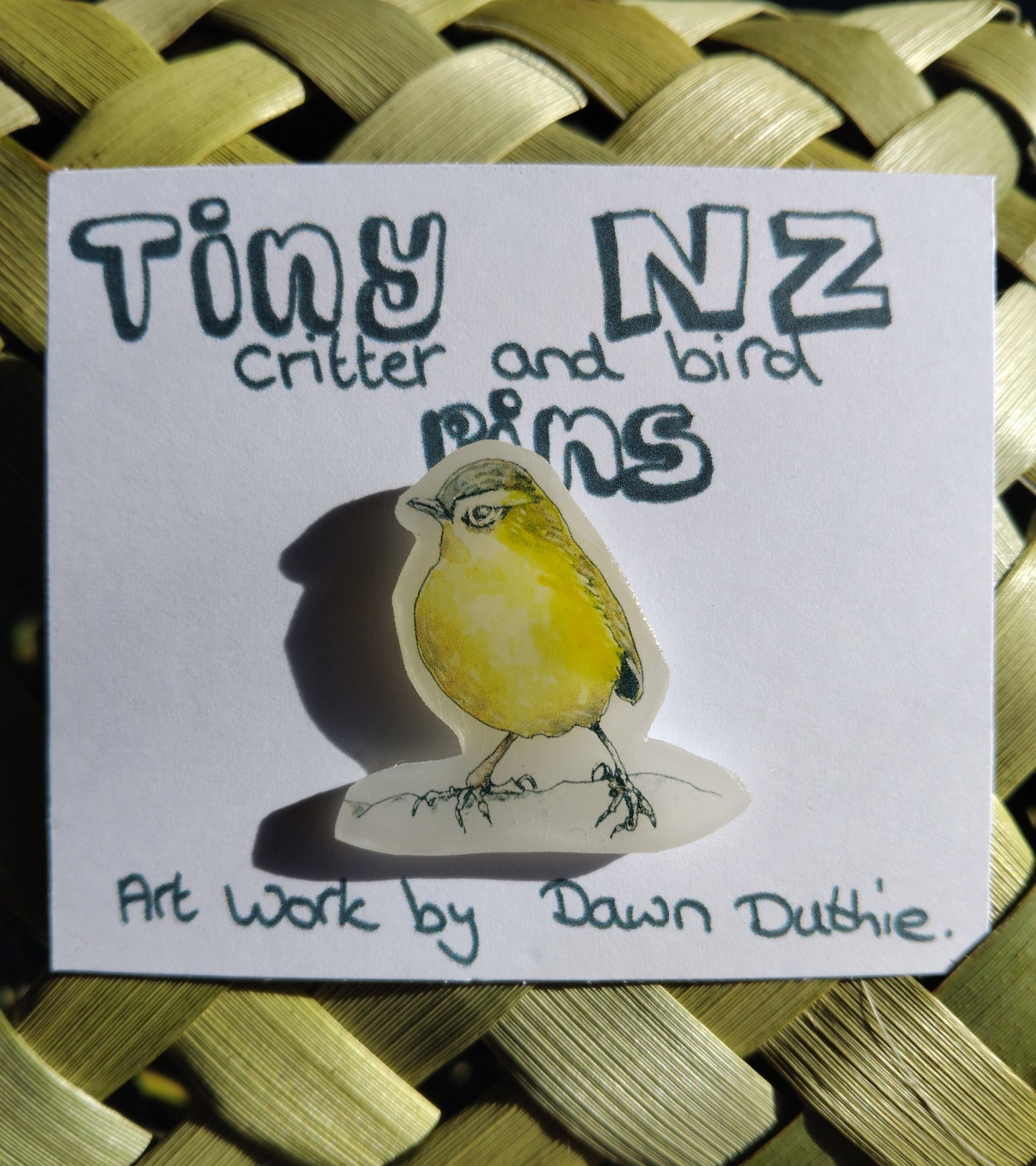 All the Tiny NZ critter and bird pins.