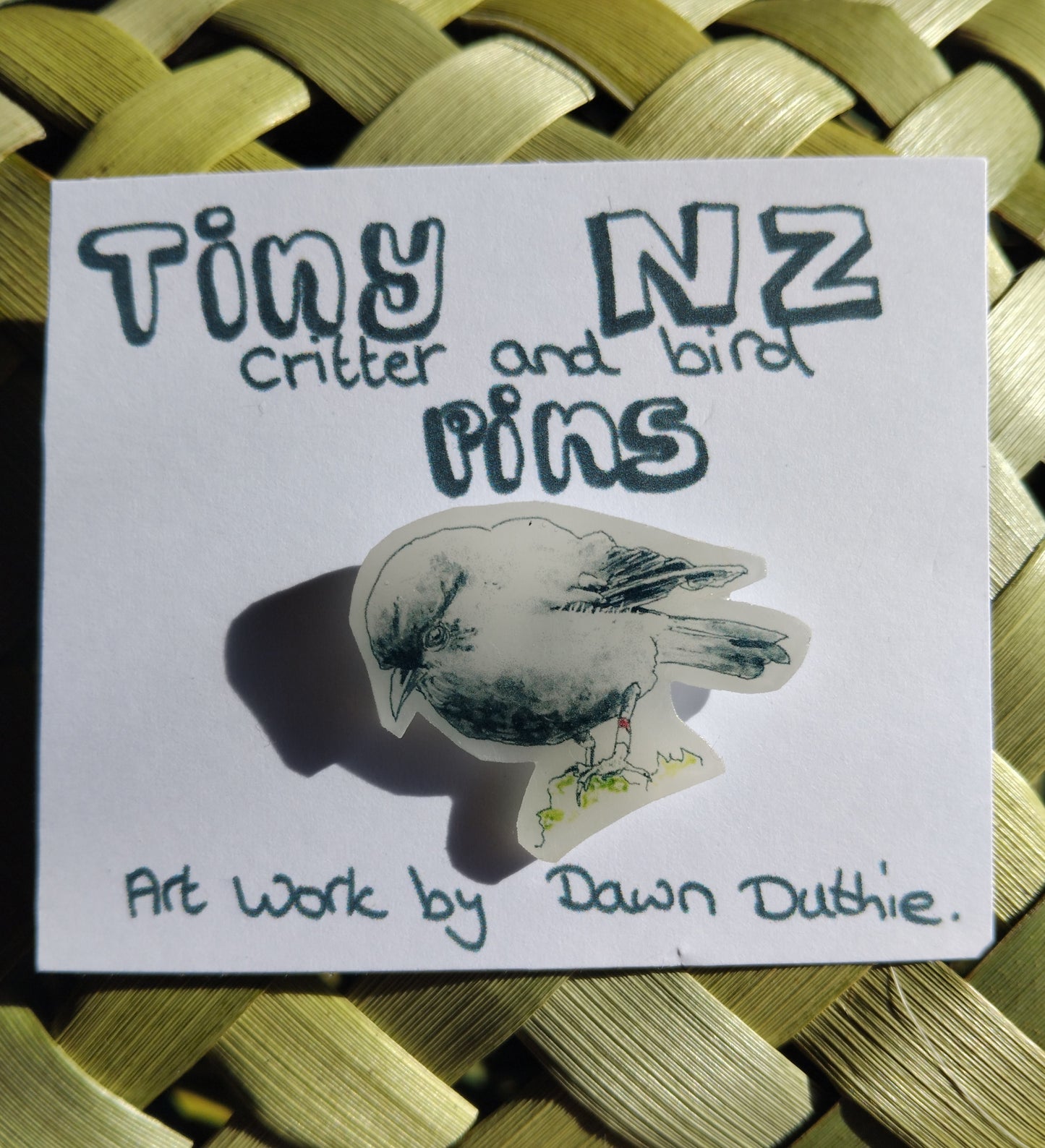 All the Tiny NZ critter and bird pins.