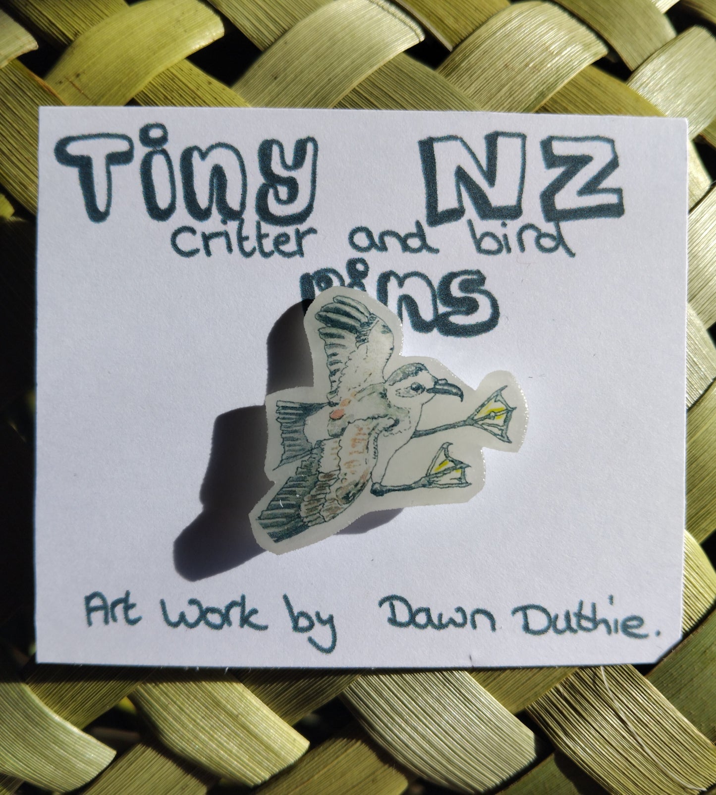 All the Tiny NZ critter and bird pins.