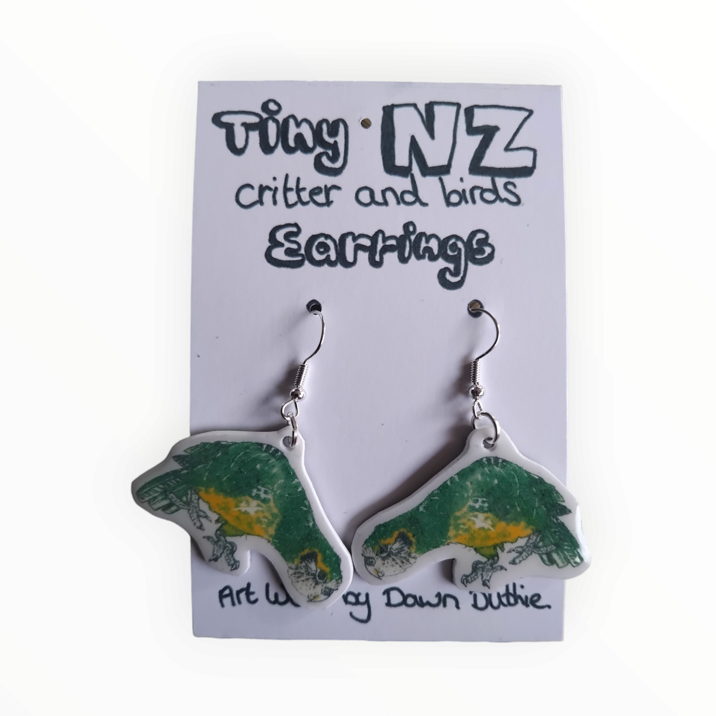 All the Tiny NZ critter and birds earrings.