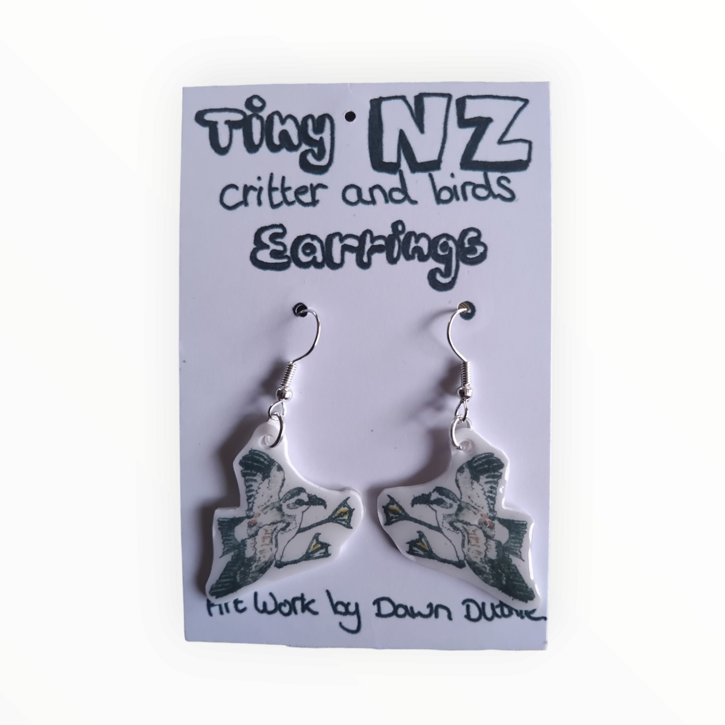 All the Tiny NZ critter and birds earrings.