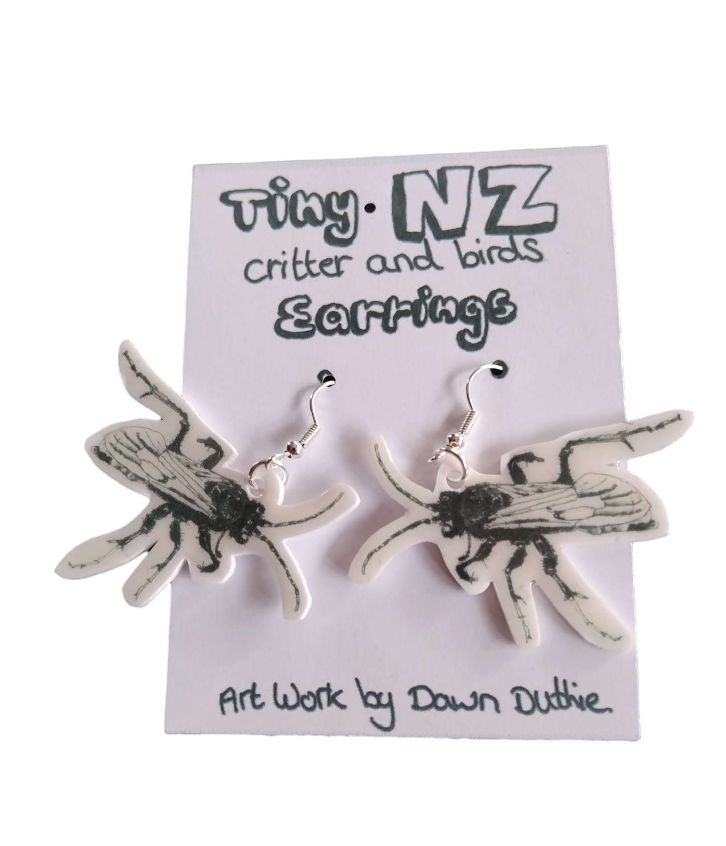 All the Tiny NZ critter and birds earrings.