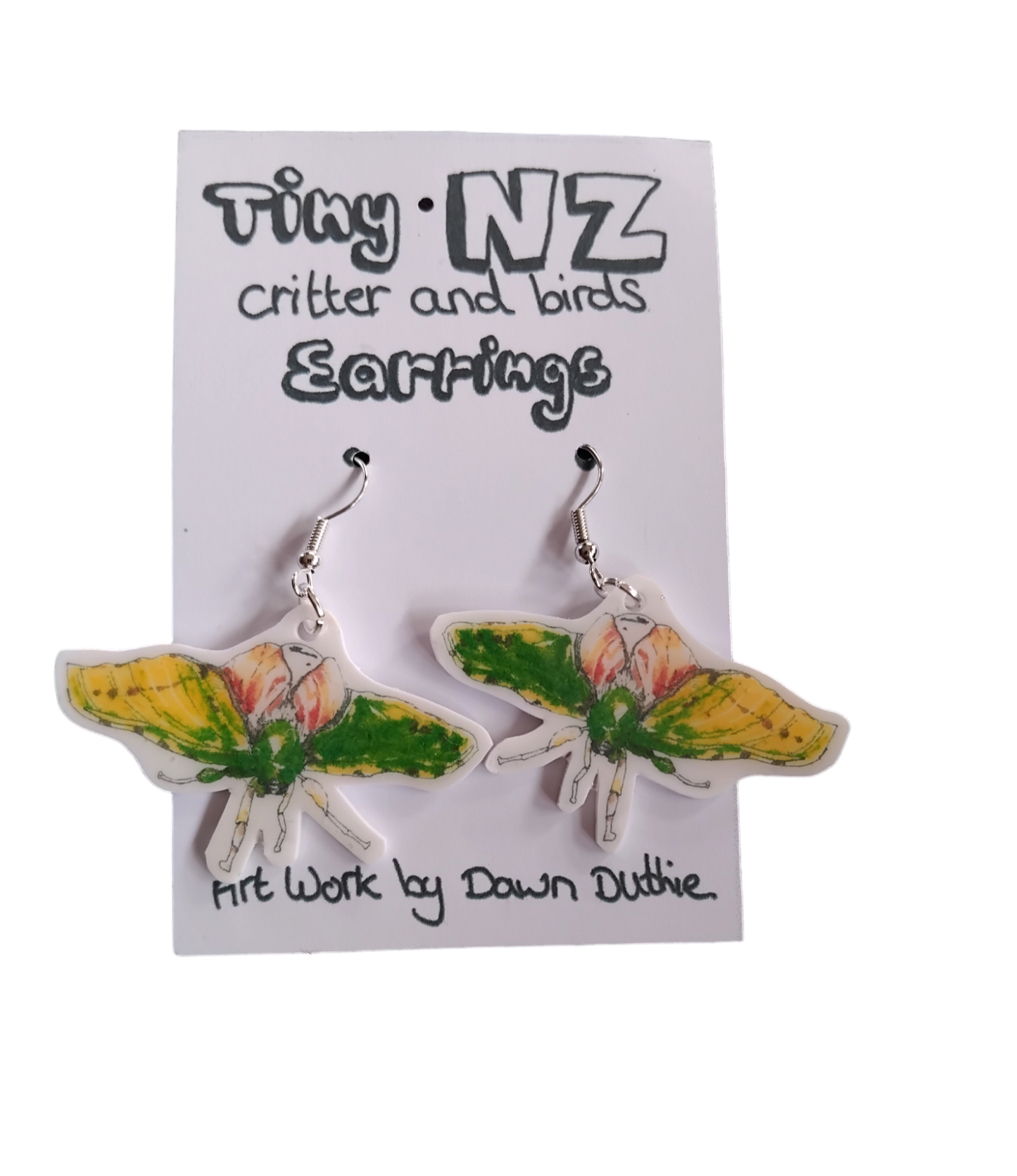 All the Tiny NZ critter and birds earrings.