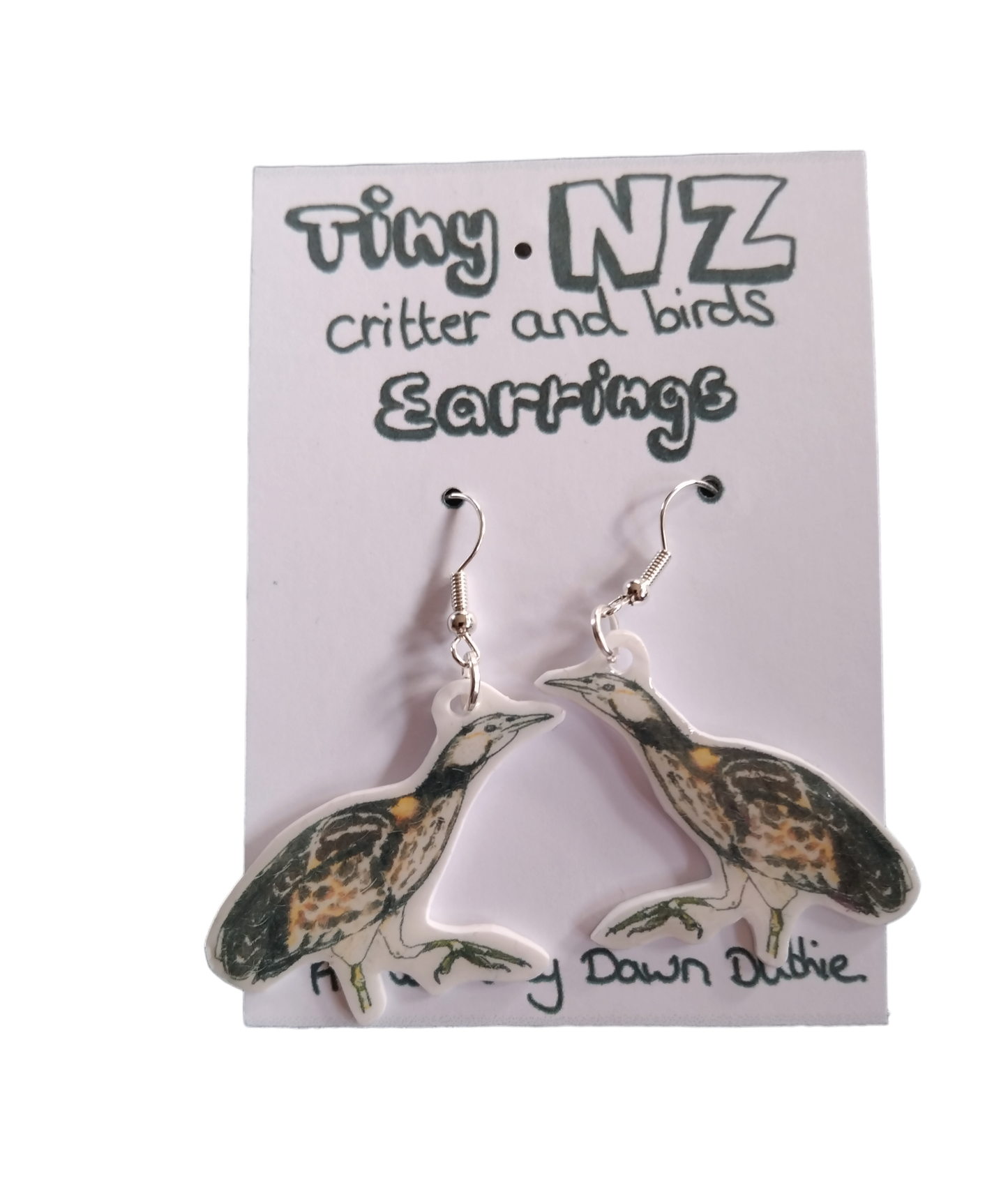 All the Tiny NZ critter and birds earrings.