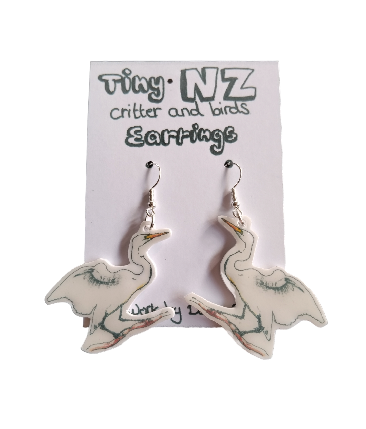 All the Tiny NZ critter and birds earrings.