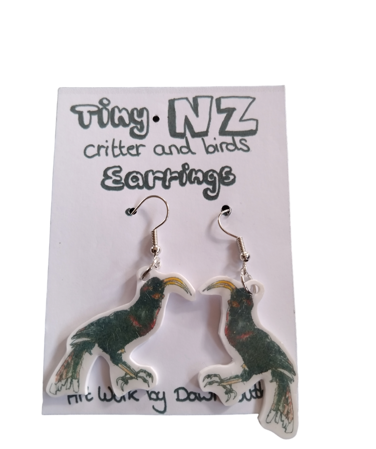 All the Tiny NZ critter and birds earrings.