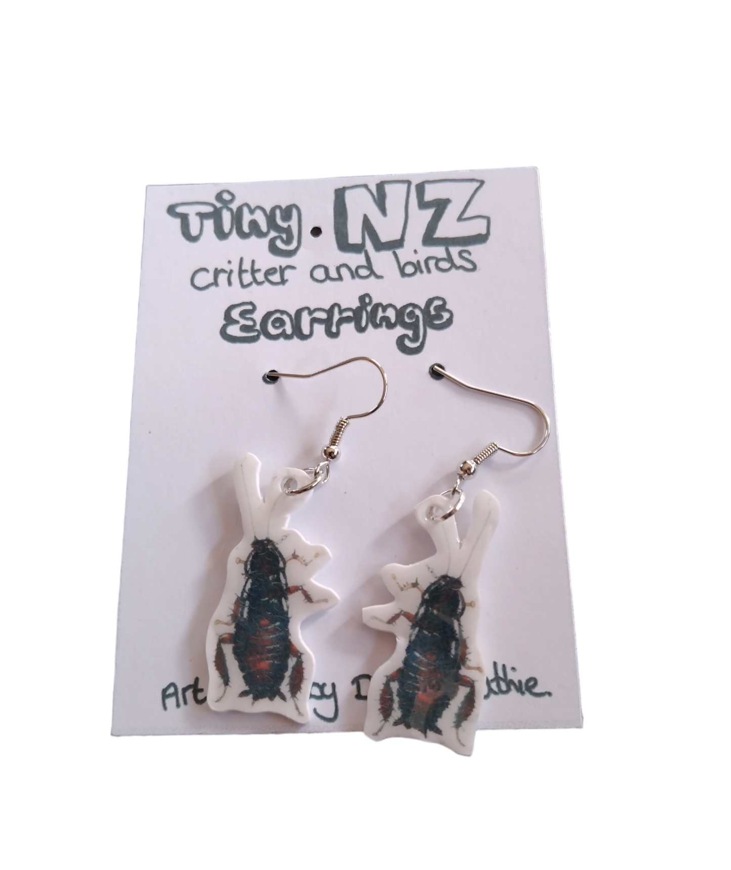 All the Tiny NZ critter and birds earrings.