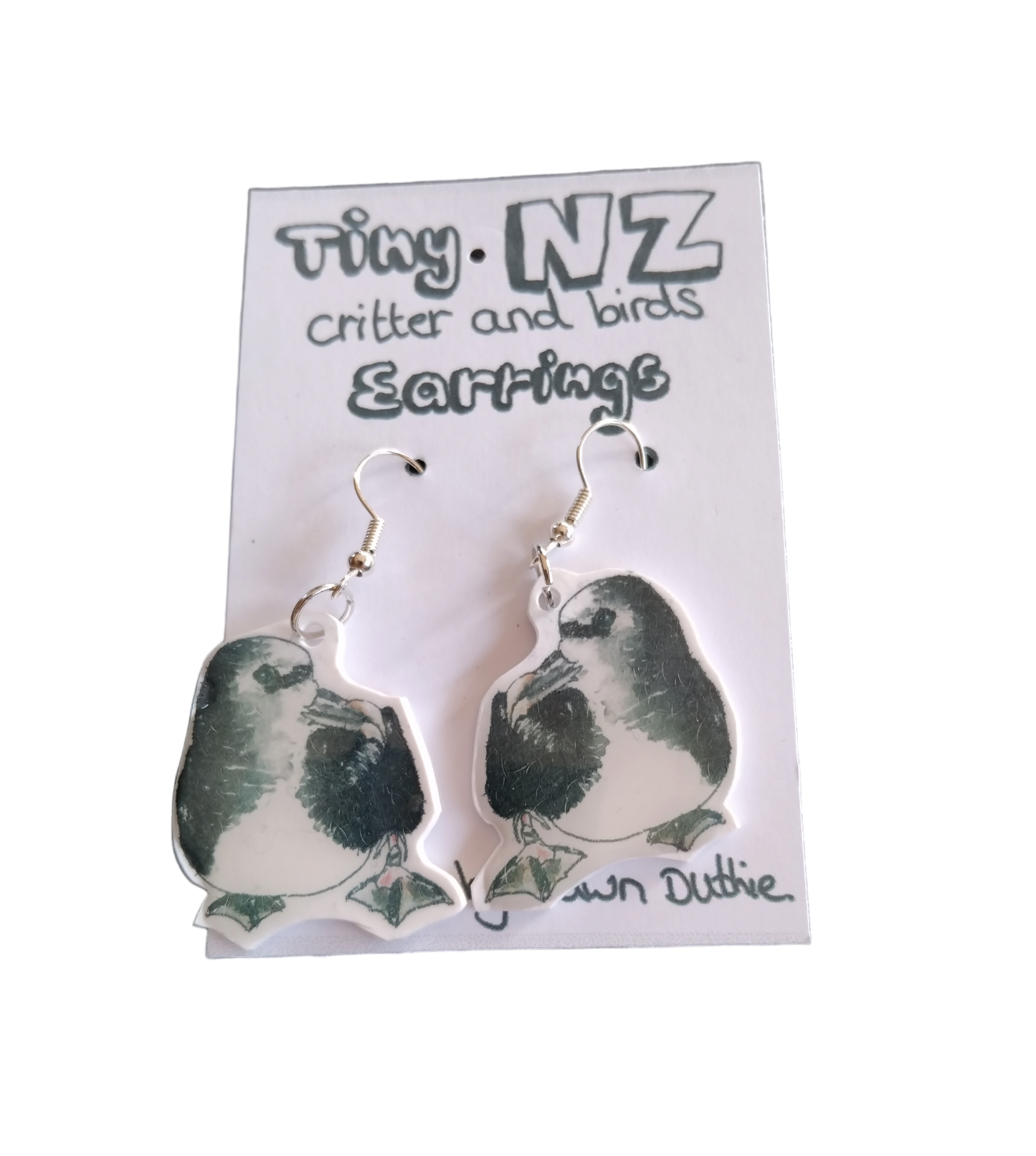 All the Tiny NZ critter and birds earrings.