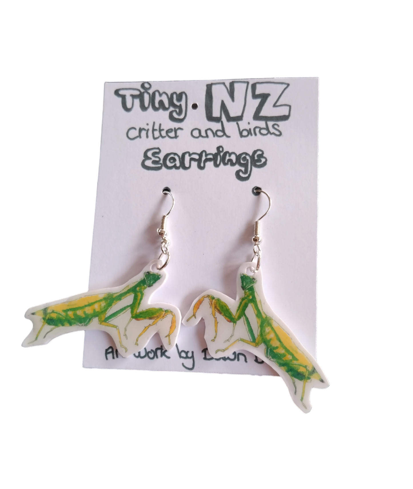 All the Tiny NZ critter and birds earrings.