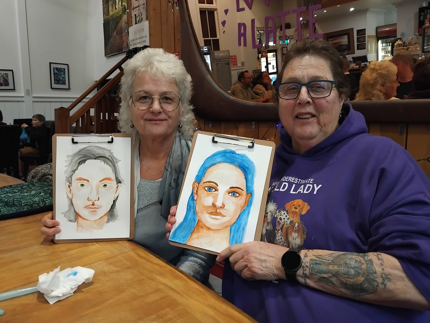 Watercolour workshop, portrait edition
