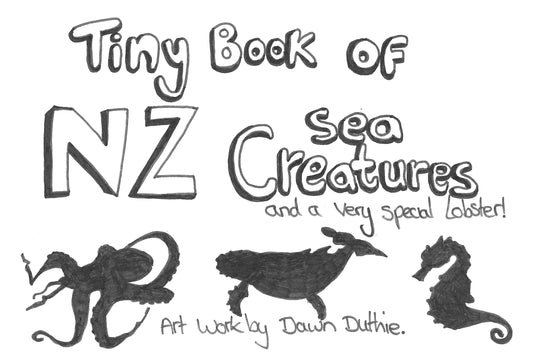 Tiny book of nz Sea creatures.
