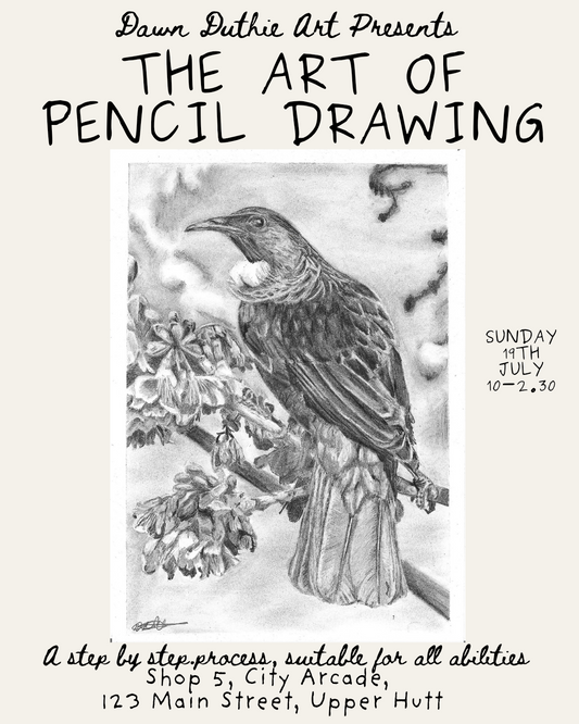 Graphite Drawing Workshop Upper Hutt | Pencil Art Class at Dawn’s Atelier |