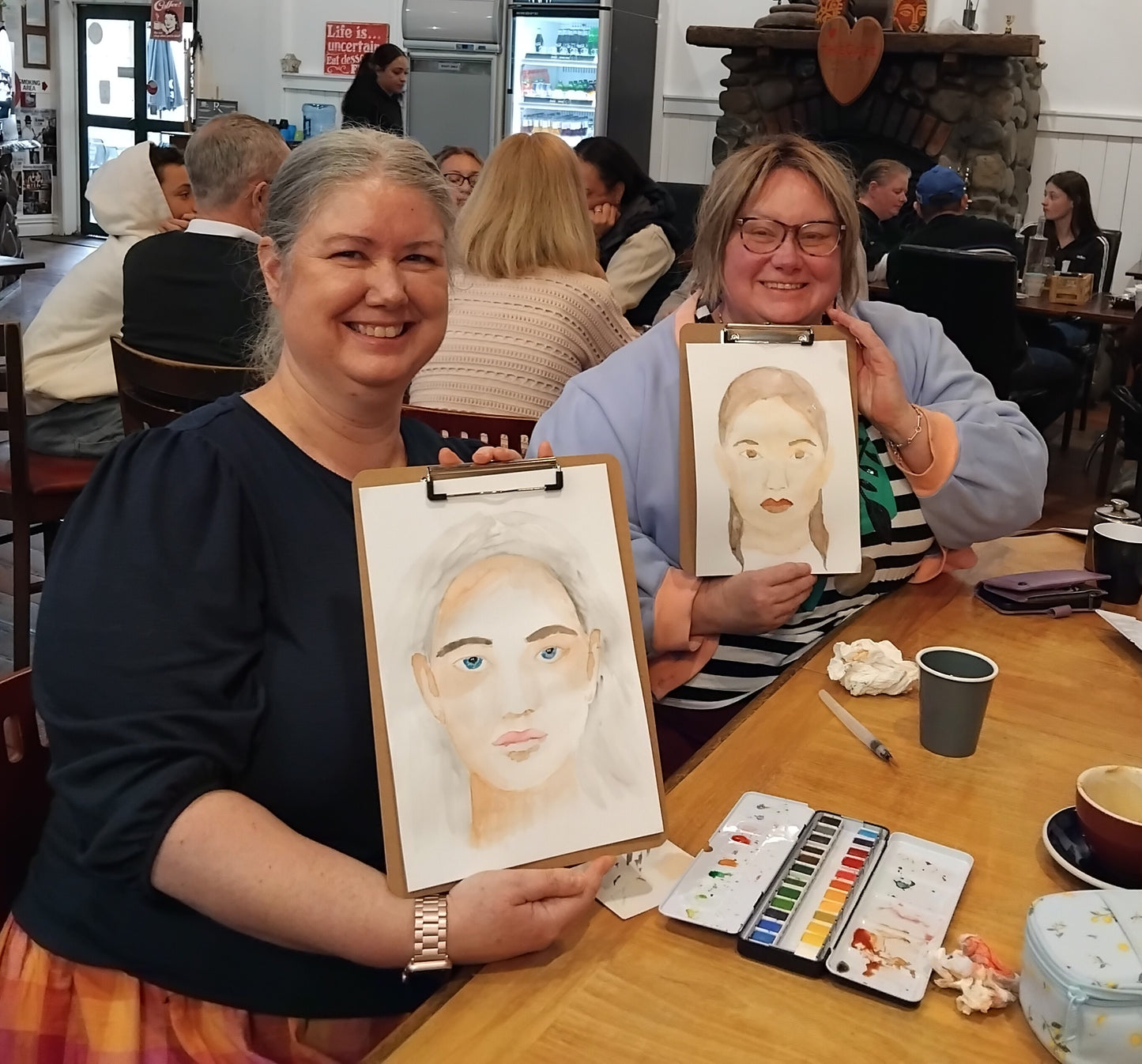 Watercolour workshop, portrait edition