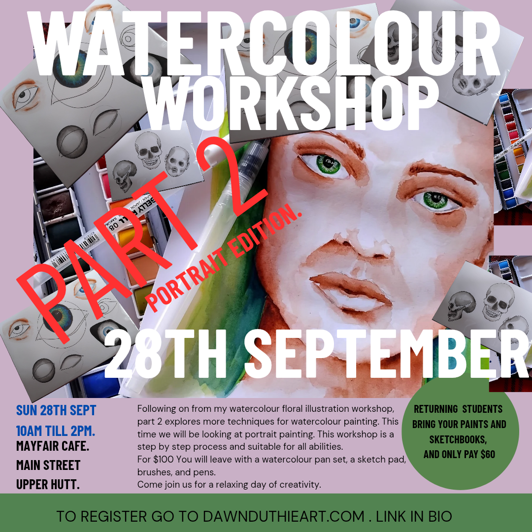 Watercolour workshop, portrait edition