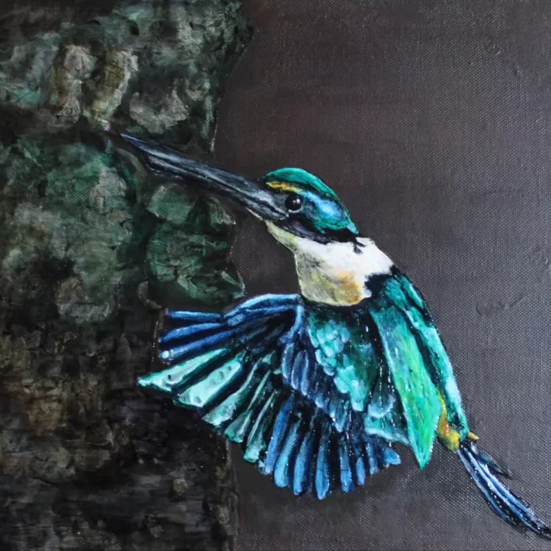 Fine art print. Kingfisher.