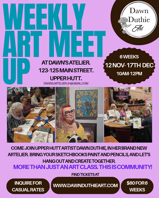 Weekly art meet-up. (Nov 12th-Dec 17th)